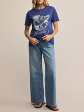 Load image into Gallery viewer, All American Boyfriend Tee - Yacht Blue
