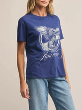 Load image into Gallery viewer, All American Boyfriend Tee - Yacht Blue
