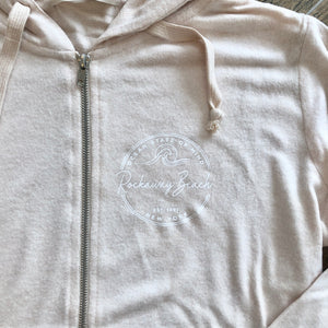 RBNY Hacci Zip Up Hoodie - Coconut