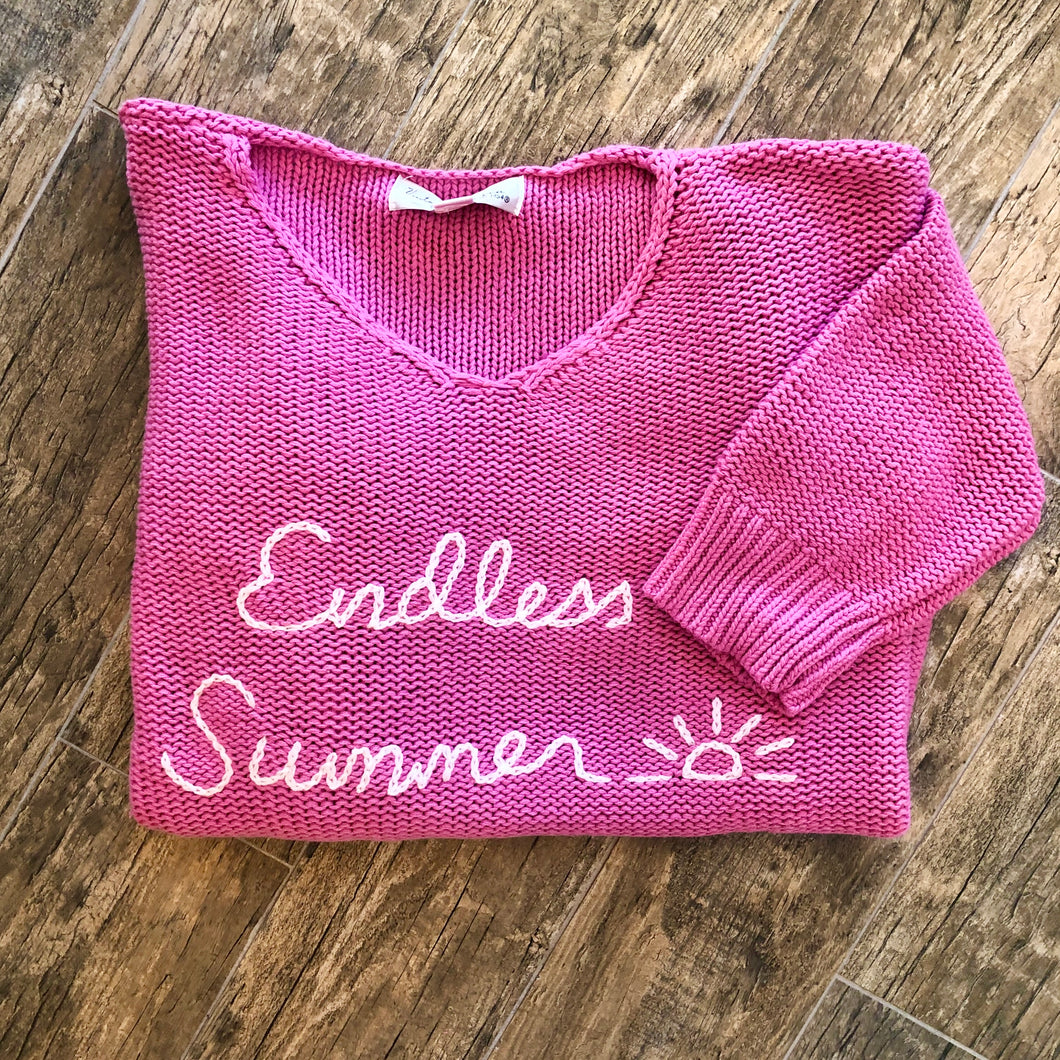 Endless Summer Sweater - Pink