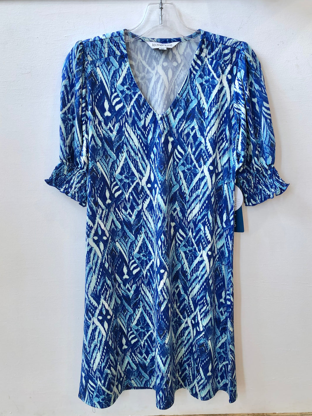 Short Sleeve Morgan Dress - Blue Cyprus