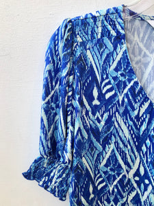 Short Sleeve Morgan Dress - Blue Cyprus