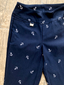 Anchors Ankle Pant - Navy