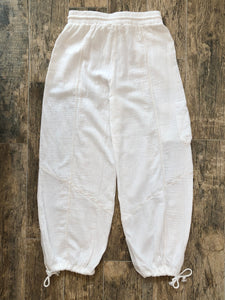 Gauze Balloon Pant - White FINAL SALE