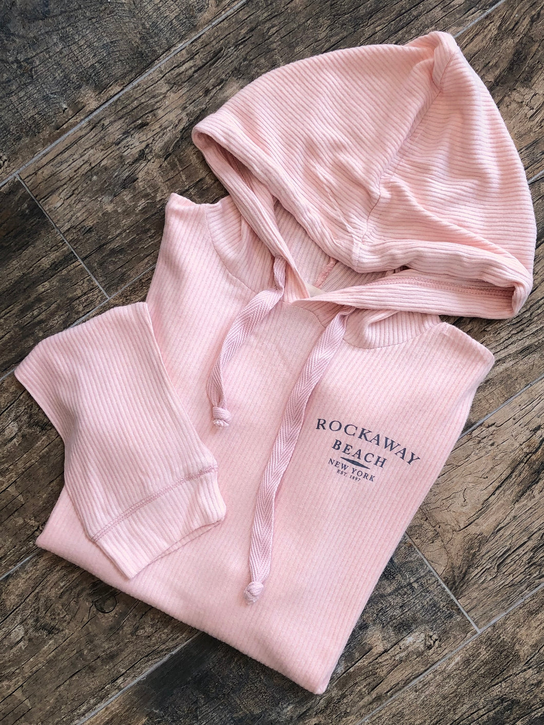 Rockaway Rib Hoodie - Peach