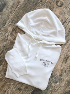 Rockaway Rib Hoodie - White