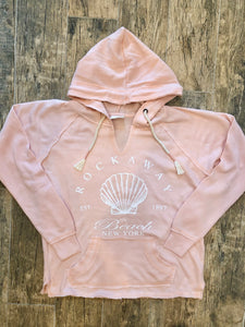 2025 Rockaway Burnout Hoodie - Island Peach