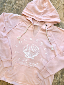 2025 Rockaway Burnout Hoodie - Island Peach