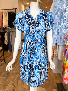 Amber Dress - Ice Blue Mali