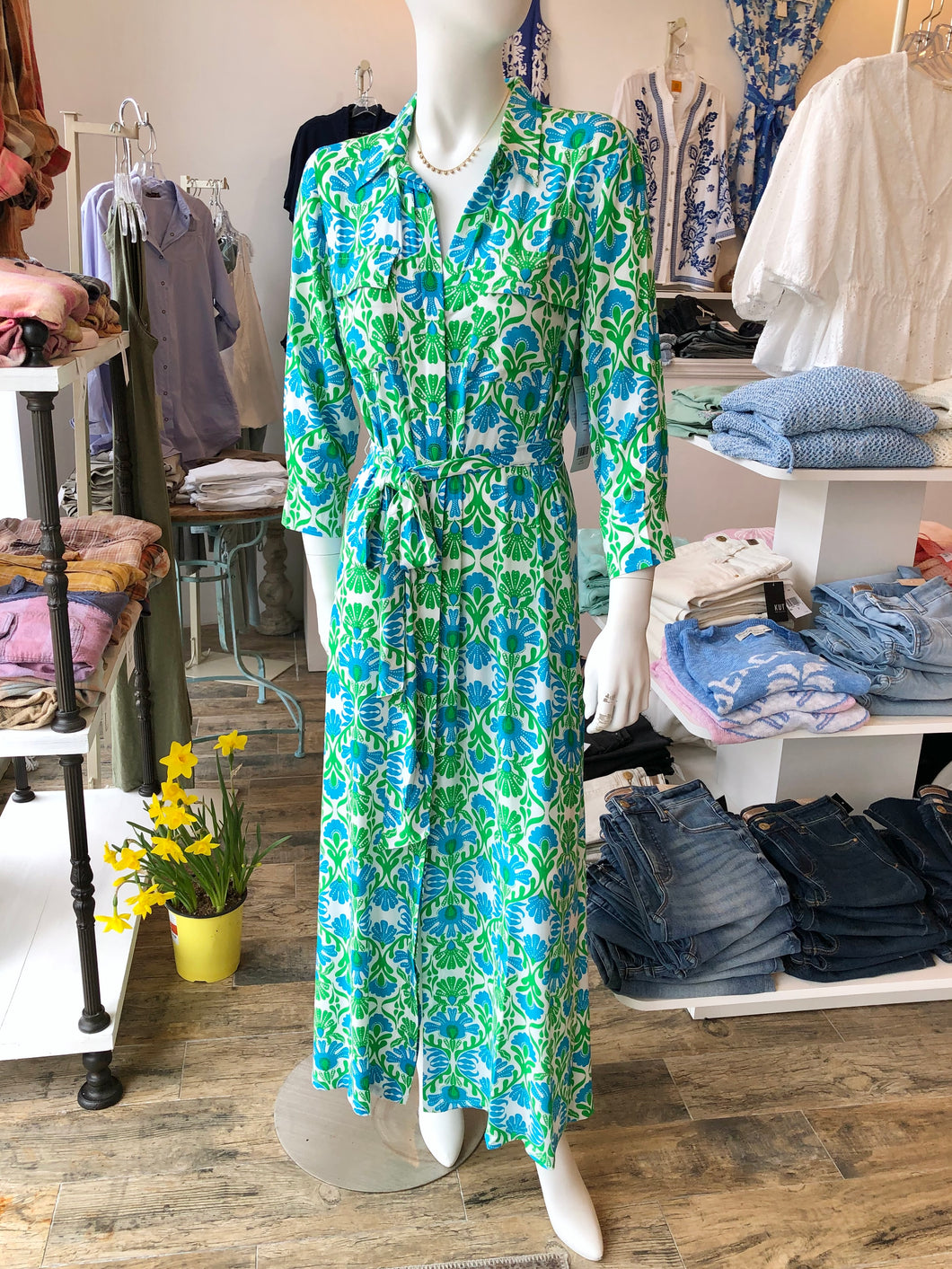 Mindy Maxi Dress - Cyan/Emerald Croatia