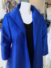 Load image into Gallery viewer, Shantung Topper Jacket - Royal
