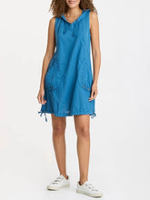 Load image into Gallery viewer, Hooded Tank Dress - Poseidon
