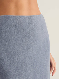 Gail Jersey Midi Skirt - Medium Indigo