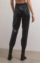 Load image into Gallery viewer, Faux Leather Jogger - Black FINAL SALE
