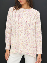 Load image into Gallery viewer, Cable Confetti Sweater - Ivory
