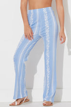 Load image into Gallery viewer, Hibiscus Print Pants - Blue FINAL SALE
