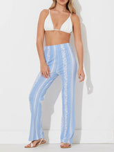 Load image into Gallery viewer, Hibiscus Print Pants - Blue FINAL SALE
