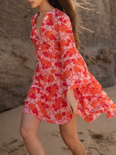 Load image into Gallery viewer, Printed Tiered Dress - Poppy
