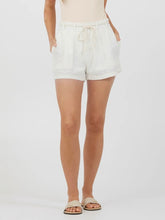 Load image into Gallery viewer, Cotton High Waist Shorts - White FINAL SALE
