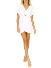 Load image into Gallery viewer, Short Dress / Cover-Up - White
