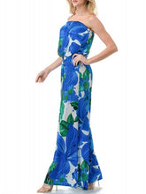 Load image into Gallery viewer, Strapless Jumpsuit - Royal Multi
