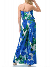 Load image into Gallery viewer, Strapless Jumpsuit - Royal Multi
