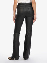 Load image into Gallery viewer, Ana High Rise Coated Flare Jean - Black
