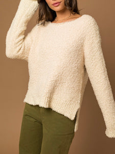 Cozy Boatneck Sweater - Ivory