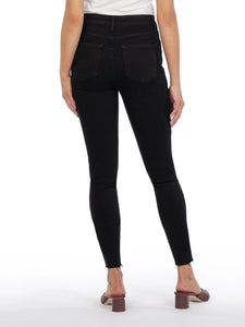 Connie High Rise Ankle Skinny Jean - Black