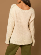Load image into Gallery viewer, Cozy Boatneck Sweater - Ivory FINAL SALE
