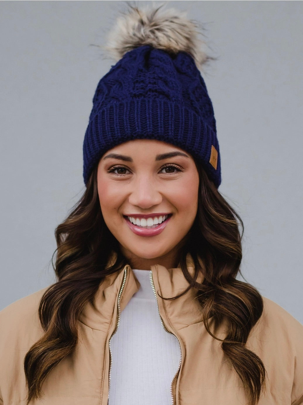 Lined Knit Pom Hat - 19 Colors