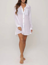 Load image into Gallery viewer, Big Shirt / Cover-Up - White
