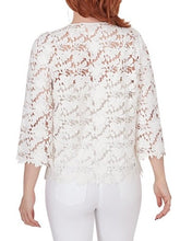 Load image into Gallery viewer, 3D Lace Jacket - White
