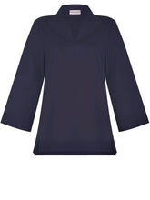 Load image into Gallery viewer, Trapeze Top - Navy
