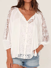 Load image into Gallery viewer, Two Piece Lace Trim Top - White
