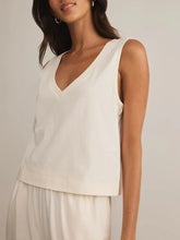 Load image into Gallery viewer, Sloane V-Neck Tank - Sea Salt
