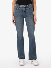 Load image into Gallery viewer, Stella High Rise Flare Jean with Raw Hem - DEBND
