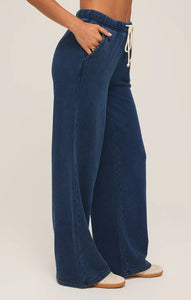 Knit Denim Pant - Indigo