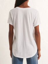 Load image into Gallery viewer, Asher V-Neck Tee - White
