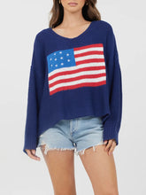 Load image into Gallery viewer, Flag Sweater - Navy
