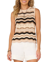 Load image into Gallery viewer, Stripe Sweater Tank - NTBM
