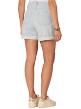 Load image into Gallery viewer, Stripe Wide Leg Shorts - Powder Blue FINAL SALE
