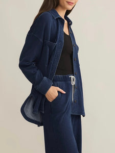 Knit Jacket - Indigo