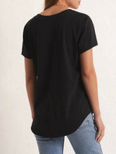 Load image into Gallery viewer, Asher V-Neck Tee - Black
