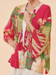 Kimono Jacket - Dark Rose