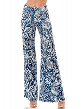 Load image into Gallery viewer, Print Palazzo Pant - Blue

