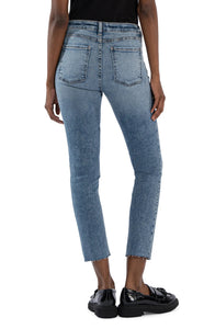 Reese High Rise Straight Ankle Jean - ICRDM