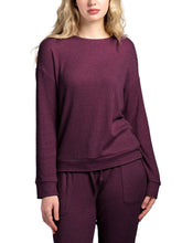 Load image into Gallery viewer, Lounge Sweater - Wine
