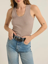 Load image into Gallery viewer, Sirena Rib Tank - Heather Taupe
