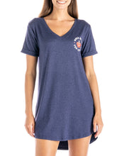 Load image into Gallery viewer, Sleep Shirt - Coffee Navy FINAL SALE
